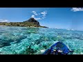 Ep10 fishing in crystal clear water at le morne mauritius