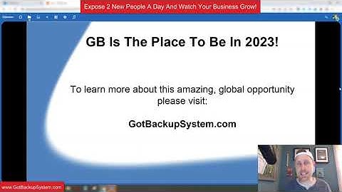 Got Backup - "2-A-DAY METHOD" - Watch Your Business Grow