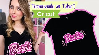 T-shirt con Termovinile Barbie |  Cricut Joy e Easypress
