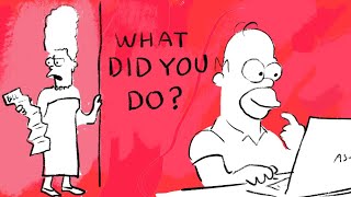Homer Simpson gets Red Pilled - CUMTOWN ANIMATED