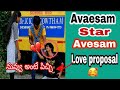 Next Level prank on avesham star Naresh Avesham star love praposal Funky pranks