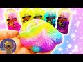 DIY rainbow Slime - slime with gliter glue