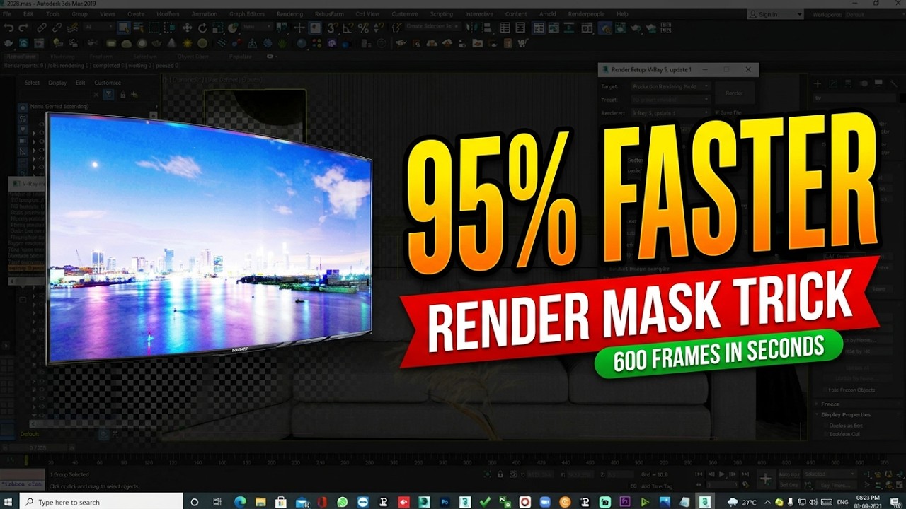 12. How to Render Only One Object in 3ds Max Fast - YouTube