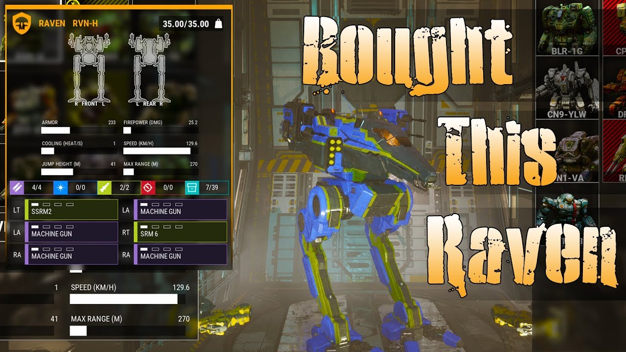 Mechwarrior 5 I Found A Hero Raven Youtube