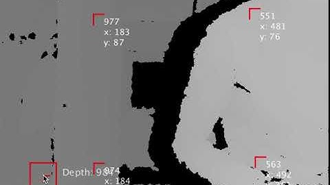 Depth Finder - Processing + Kinect Demo 2