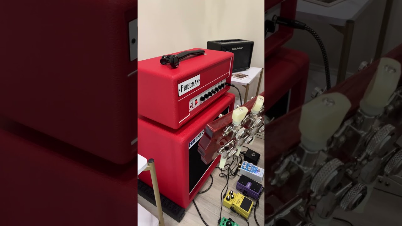 Friedman JEL-20 Plexi Channel 1 using 2023 Gibson Les Paul R8 Gain halfway then to max gain