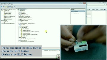 How to install USB bootloader driver for "oblu"