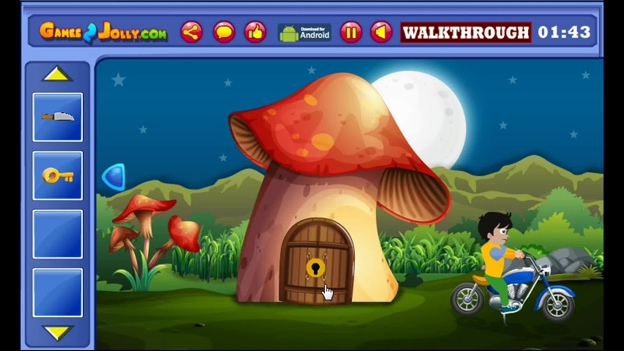 Boy Motorcycle Escape Walkthrough Games2Jolly YouTube