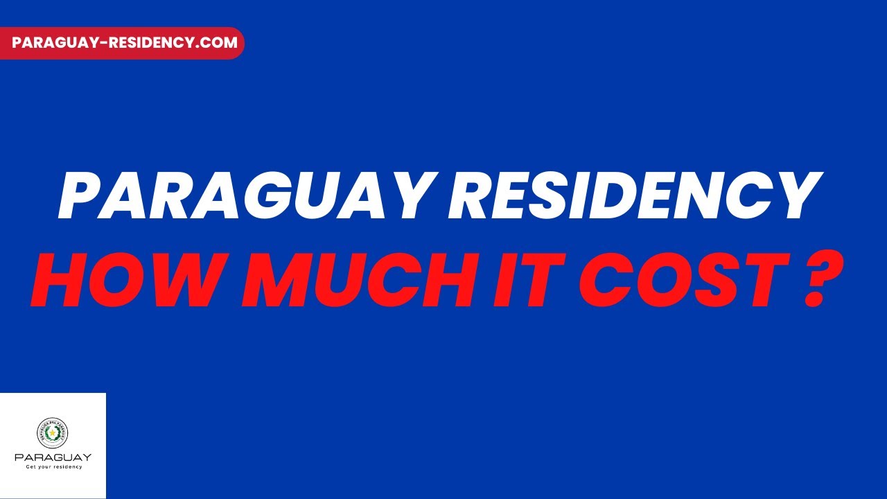 🇵🇾 How much it cost to get residency in Paraguay ? YouTube