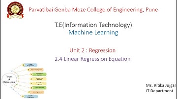 2.4 Linear Regression (Part 2) | Types of Regression | Supervised Learning | Machine Learning