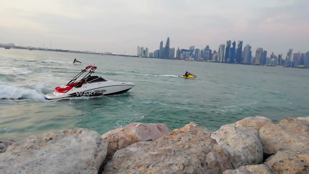 Qatar Corniche west bay 2019 water sports 