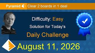 Microsoft Solitaire Collection: Pyramid - Easy - August 11, 2026 screenshot 5