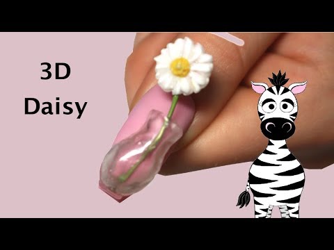 Daisy On A Stem Acrylic Nail Art Tutorial 4d Vase You Daisy On A Stem Acrylic Nail Art Tutorial 4d Vase