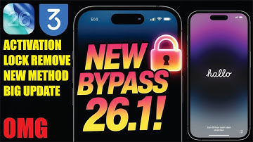 iOS 26.1 Full Bypass Method Unlock iPhone Activation Lock