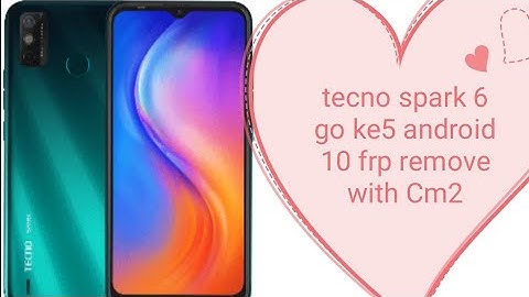 tecno spark 6 go ke5 android 10 frp remove with Cm2