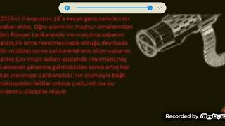 Rovsen Lenkeranski Sagdir Olmeyib Isbatlarla 2020