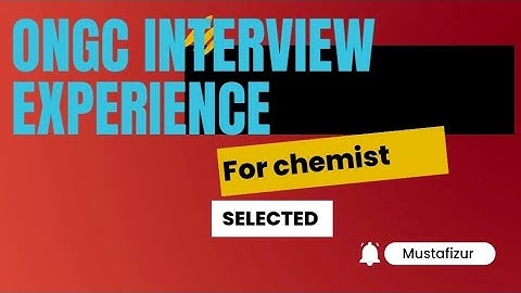 ONGC Interview Experience//Chemist//GATE-2022