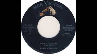 Dear Lonesome ~ Porter Wagoner (1958)