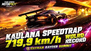 Kaulana Speedtrap - 719,9 km/h | World Record | Rayman Raycer Summit