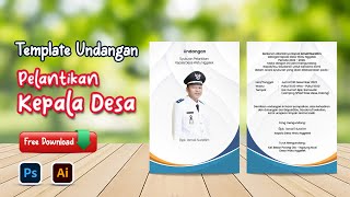 Template Undangan Syukuran Pelantikan Kepala Desa | Free Download