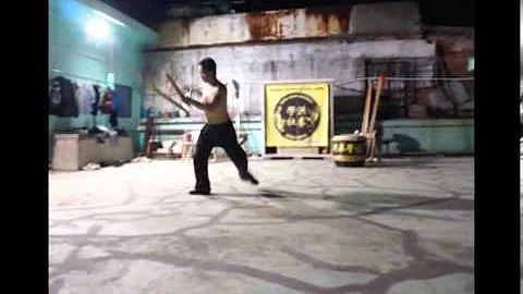 洪拳學社 (趙威洪家拳  Chiu Wai Style Hung Gar) - 洪家板櫈_洪家十二支橋