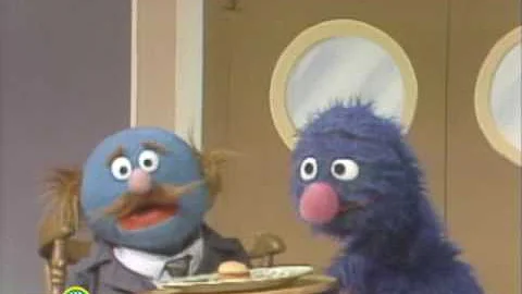 Sesame Street: Grover Serves A Big Burger | Waiter...
