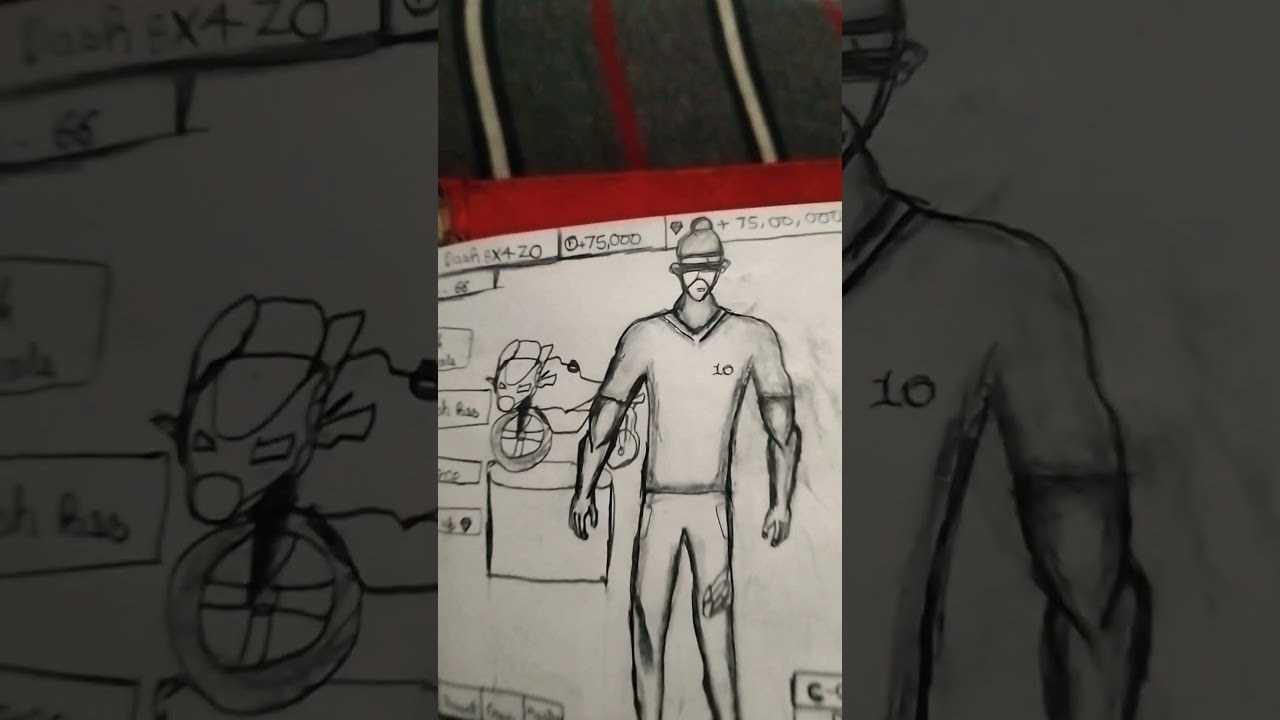 My I D Name Dash 8x 4Z0 Viral Garenafreefiregameplaybestm1014player Drawing 