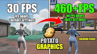 How To Get Potato Graphics in Fortnite (FIXED GROUND) In Nvidia,Intel & AMD GPU - Max FPS & 0 Delay!