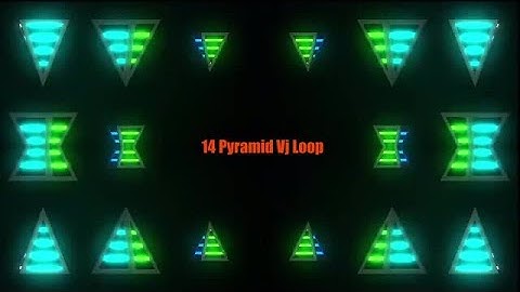 Pyramid Lights VJ Loop Pack Stock Motion Graphics