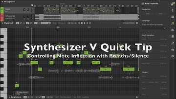 Synthesizer V Quick Tip - Controlling Note Inflection with Breaths/Silence