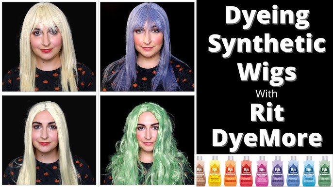 How To StoveTop Dye Synthetic Wig Ombré Colour?? W Rit Dye