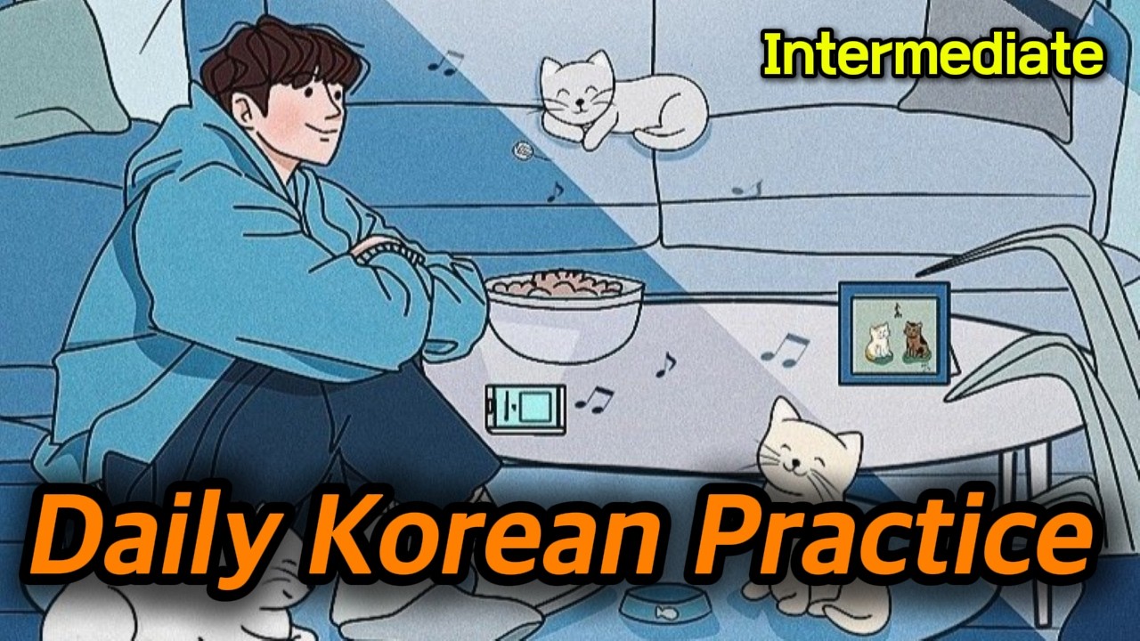Learn Korean Daily | Korean Life Stories - My Lovely Cats🐱💛