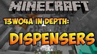 Snapshot 13w04a In Depth: Dispenser Behaviour