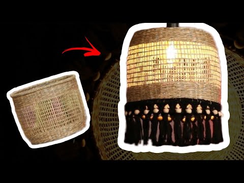 როგორ გადავაკეთოთ კალათა ჭაღად -ჯანინის სახელოსნო