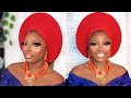 WORKSHOP VIDEO - How to style an advance round gele ( WELL EXPLAINED )