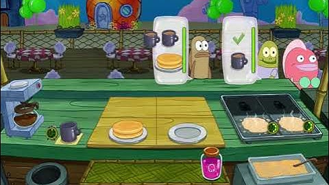 SpongeBob: Krusty Cook-Off - Pancake Stand - Level 3 - No Boosters - FULL STORY - CaroGamesNL