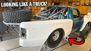 Ranger Prerunner Build EP6: Fiberglass Bedsides and Rear Bumper are on!