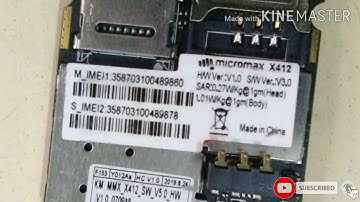 Micromax X412 Charging Problem & Solution