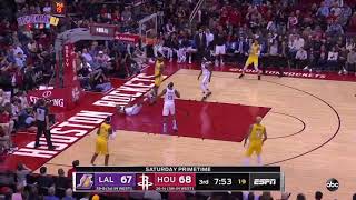 Javale mCgee block's the dunk attempt of Clint Capela