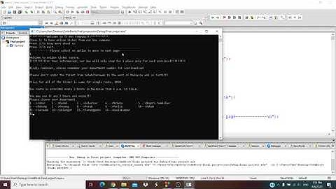 Bus Reservation System in C programming (Demonstration)