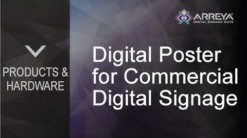 Digital Signage Kiosk for Commercial Usage