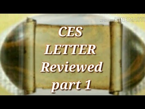 ces letter reviewed part 1 mormon truth videos book of mormon mormon ces letter
