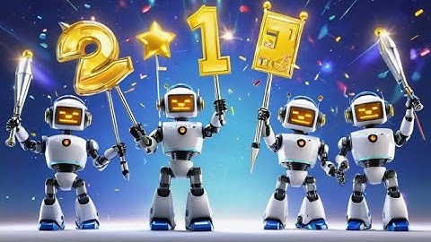 Six Toy Robots Count to Ten | Fun Counting Song for Kids | Robot Learning Rhyme