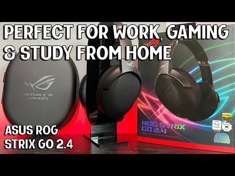 WORK WITHOUT DISTRACTION - ASUS ROG STRIX GO 2.4 review