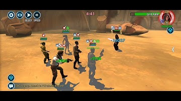 Finn Zorii Resistance vs solo Lord Vader (Fail) (SWGoH TW)
