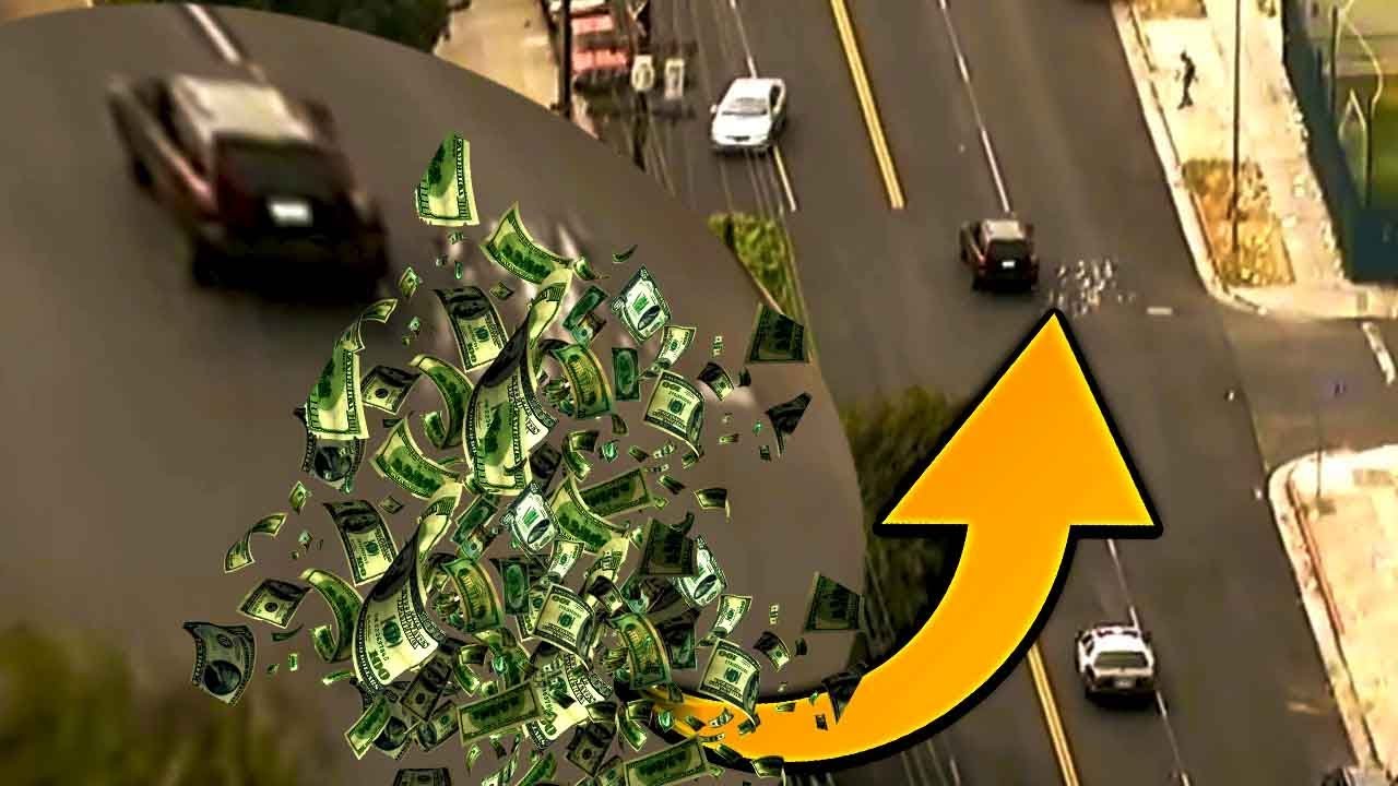 😲 3 מרדפי משטרה מטורפים כמו ב GTA ( מיליון דולר נזרקים מהחלון )