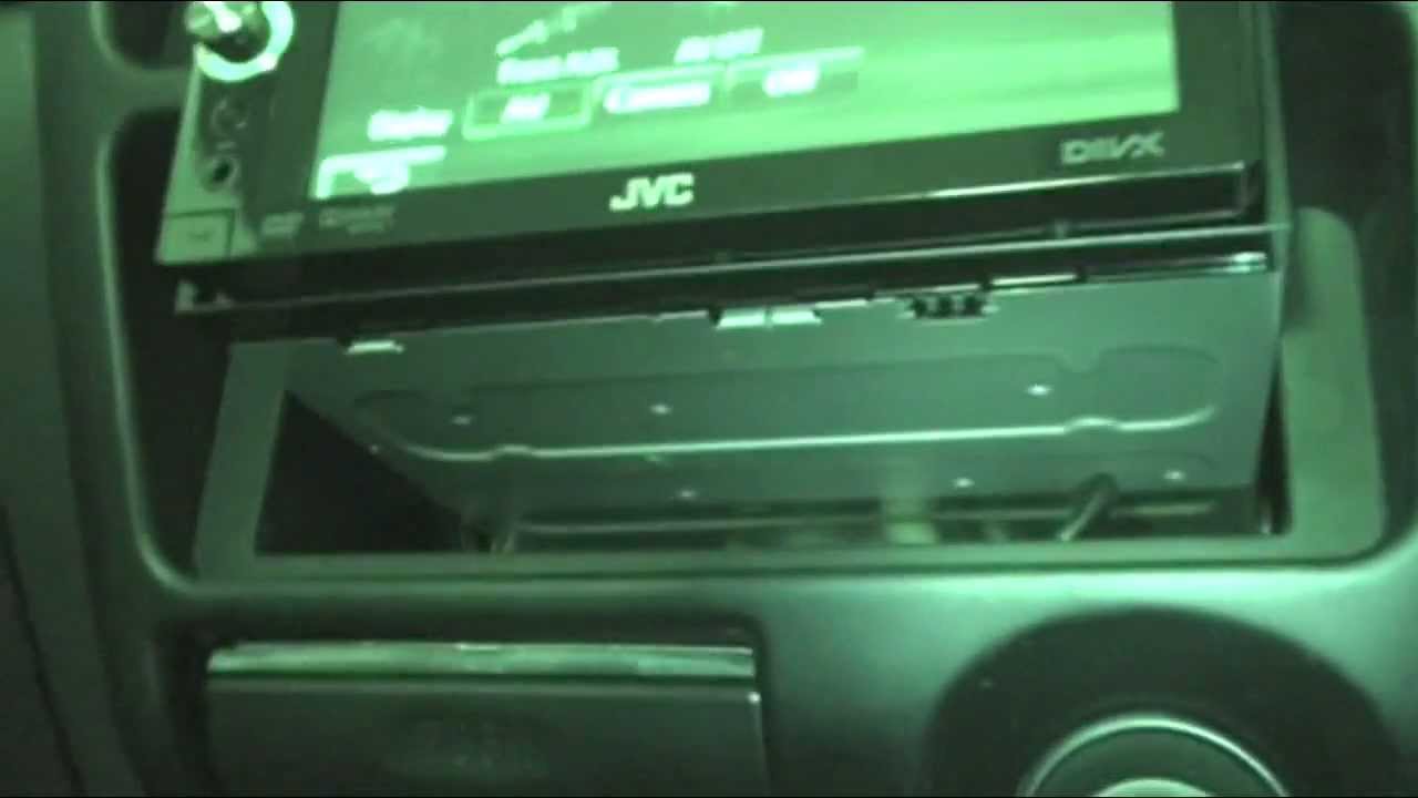 Install Double Din Head Unit In Single Din Spot Holden Jackaroo JVC KW ...
