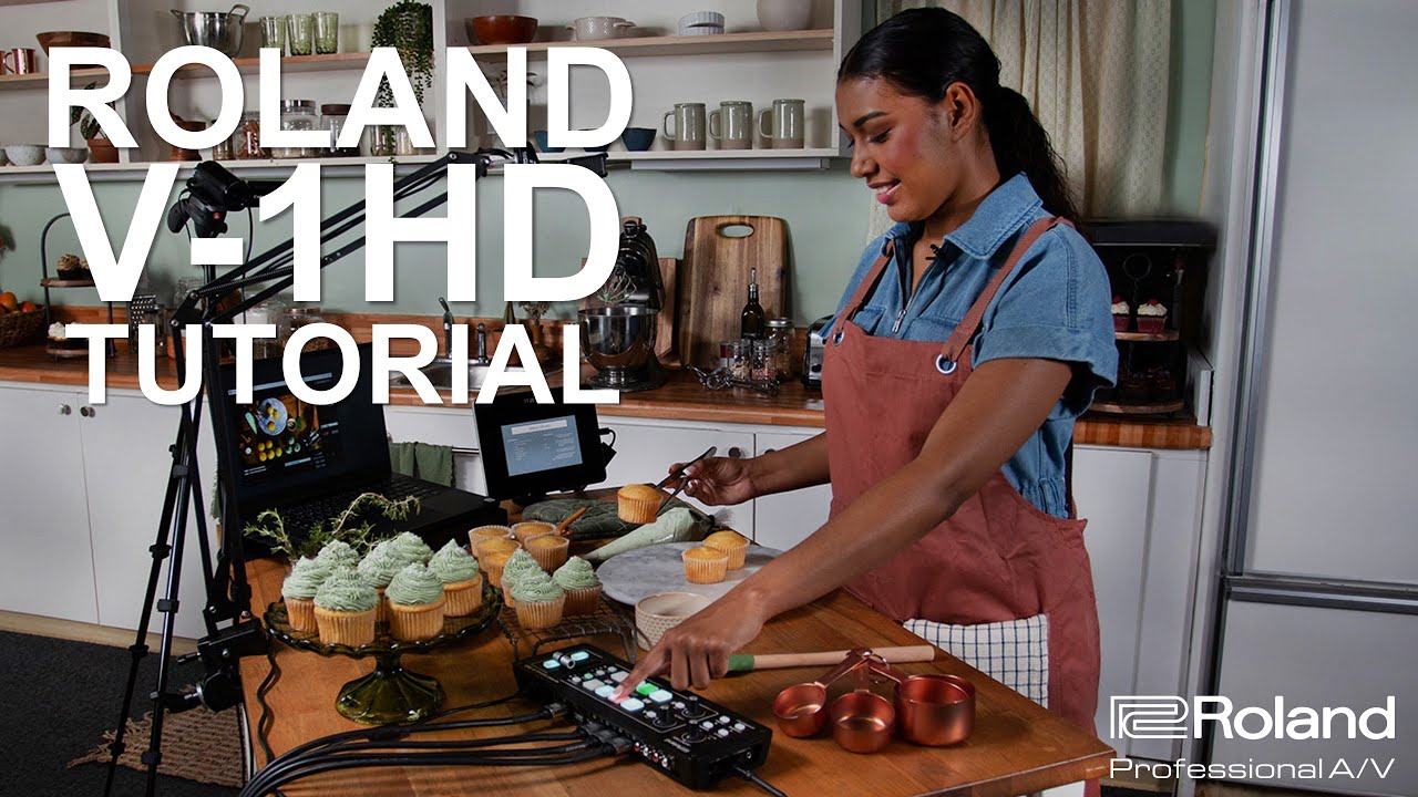 Roland V-1HD Video Switcher Tutorial