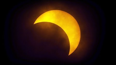 Time-lapse of the partial solar eclipse 2017