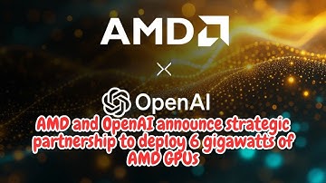 AMD en OpenAI kondigen strategische samenwerking aan voor de implementatie van 6 gigawatt aan AMD...